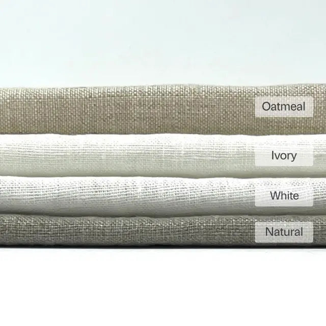 Tumbled Washed Premium Natural Linen Fabric by the Yard, 58"Width, CL1088