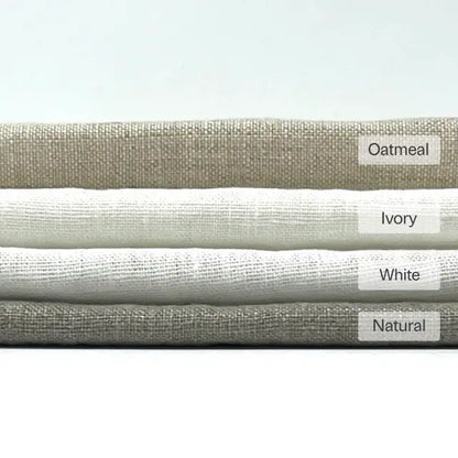 Tumbled Washed Premium Natural Linen Fabric by the Yard, 58"Width, CL1088