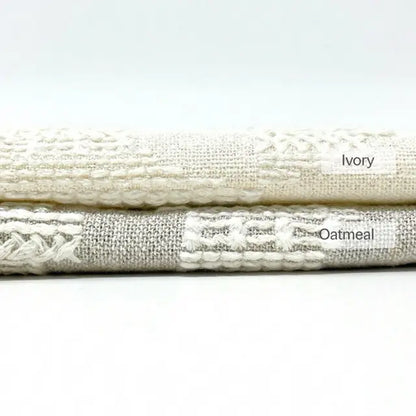 Embroidery Texture Modern Luxury Blend sheer Linen Fabric By The Yard, 53"Width, CL1131