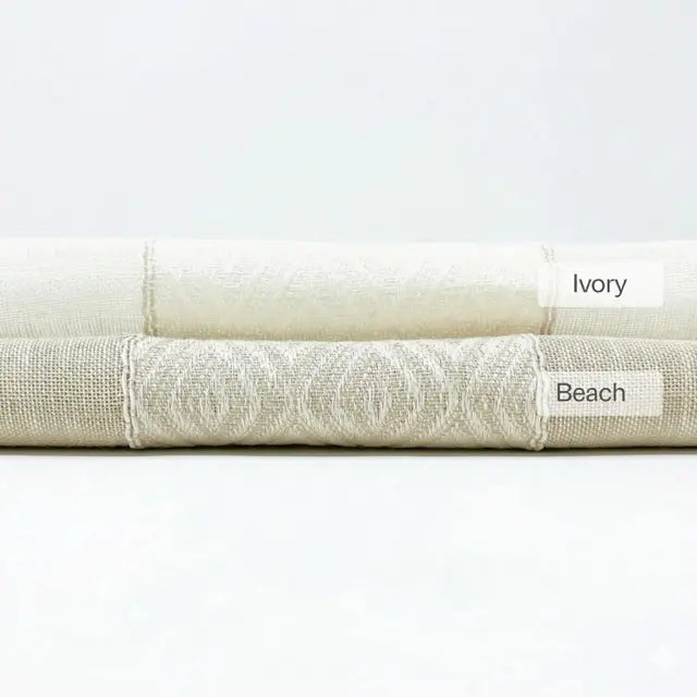 Geo Striped Blend Linen Sheer Fabric By The Yard, 118"Width, CL1138