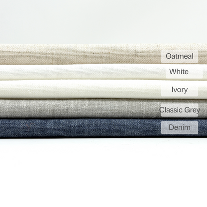 Classic Light Weight Blend Linen Flat Roman Shade, CL1048
