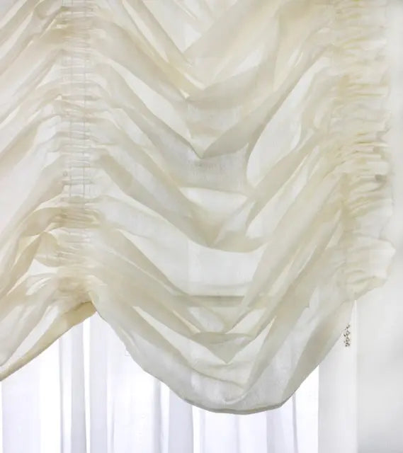 Cream Voile Austrian Sheer Shades