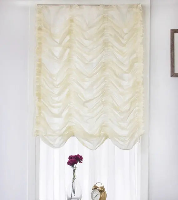 Cream Voile Austrian Sheer Shades