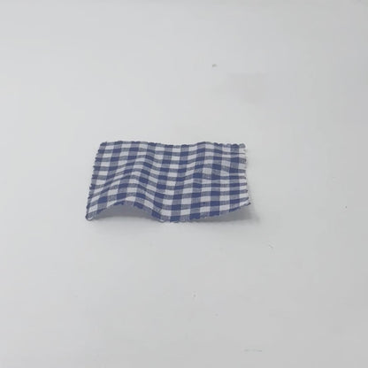 Gingham Check Linen Fabric By The Yard, 55"Width, CL1083
