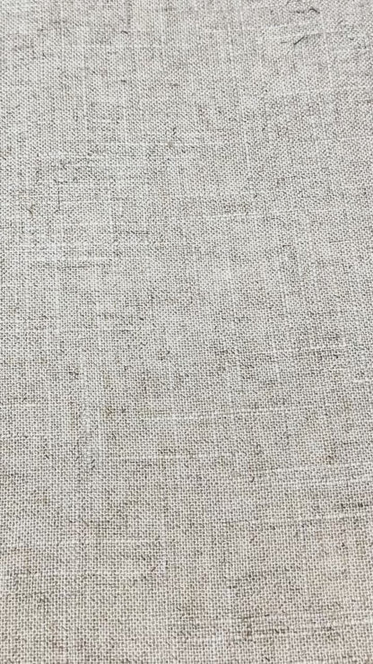 Solid Plain Sheer Net Linen Blend Fabric by the Yard, 118"Width, CL1063