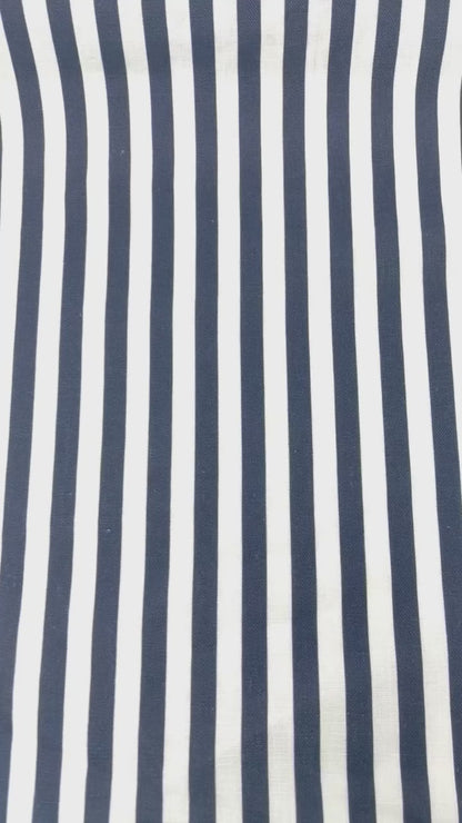 3/8" Narrow Thin Stripe 100% Natural Linen Fabric by the Yard, 57"Width, CL1102