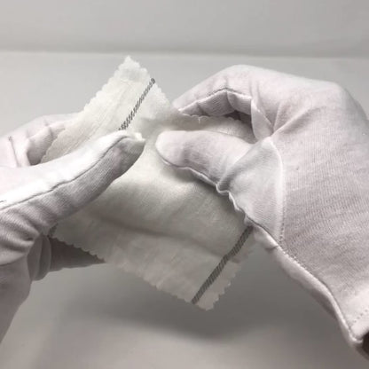 Wide Thin Striped 100% Linen Custom Made Flat Roman Shade, CL1003