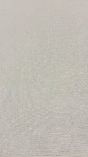 Natural rustic sheer linen fabric in motion