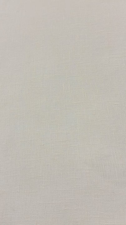 Natural rustic sheer linen fabric in motion