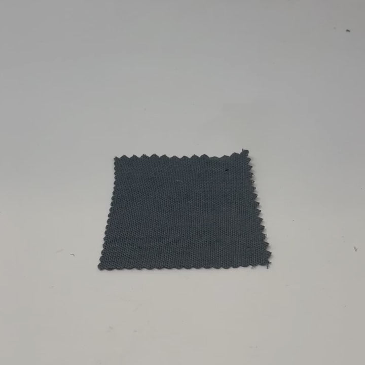 Tumbled washed Belgian linen fabric in motion