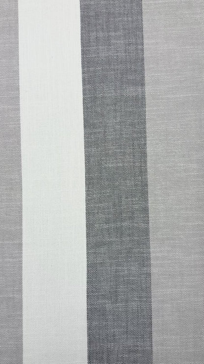 Modern Farmhouse Dark Stripe Flat Roman, CL1193
