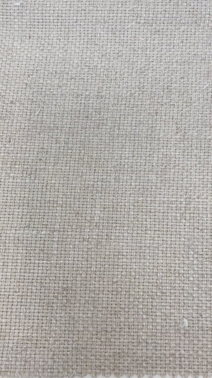 Rustic Antique Blend Linen Weave Fabric by the Yard, 55"Width, CL1121