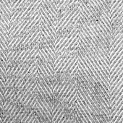 Herringbone Pattern 100% Natural Linen Flat Custom Farmhouse Modern Roman Shade/CL1047 - Classic & Modern Home