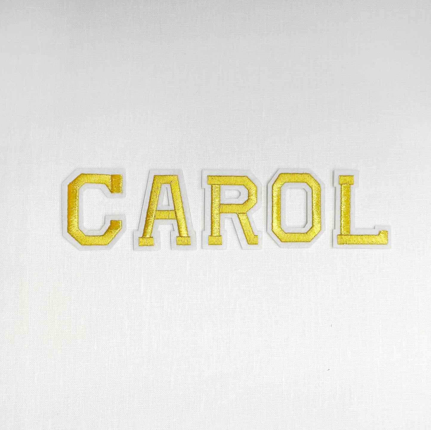 Personalized Name 100% Natural Linen Flat Roman Shade For Kid's & Nursery Room/CL1010 - Classic & Modern Home