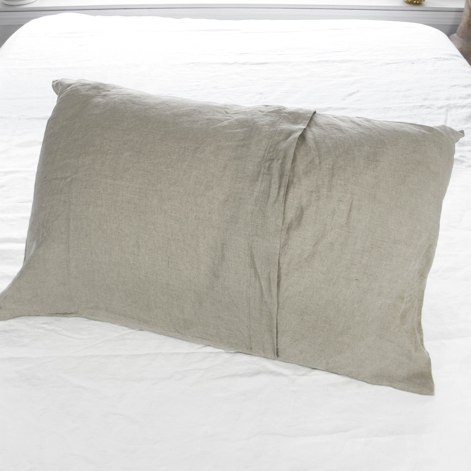Natural Stonewashed Duvet Cover Set Organic 100% French Linen - Classic & Modern Home