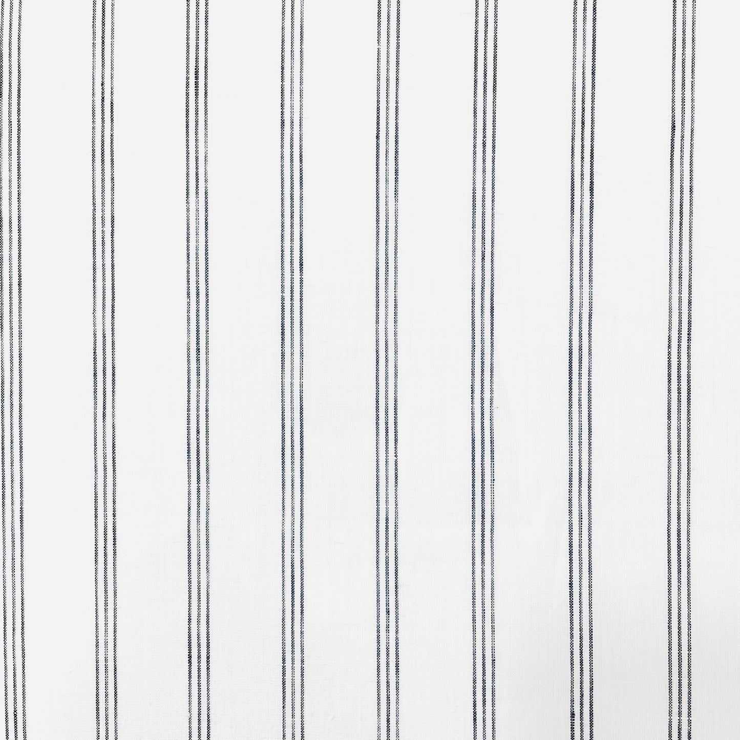 3 Thin Stripes Dark Grey 100% Natural Linen Fabric by the Yard / 53" Width / CL1044 - Classic & Modern Home