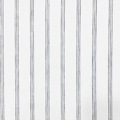 3 Thin Stripes Dark Grey 100% Natural Linen Fabric by the Yard / 53" Width / CL1044 - Classic & Modern Home