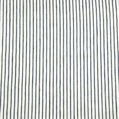 1/2" Narrow Stripe 100% Natural Linen Fabric By The Yard, Curtain, Drapery, Table Top, 55" Width