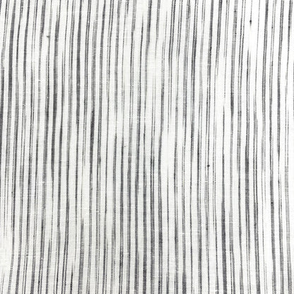 Narrow Irregular Stripe 100% Natural Linen Fabric by the Yard / 50" Wide / CL1039 - Classic & Modern Home