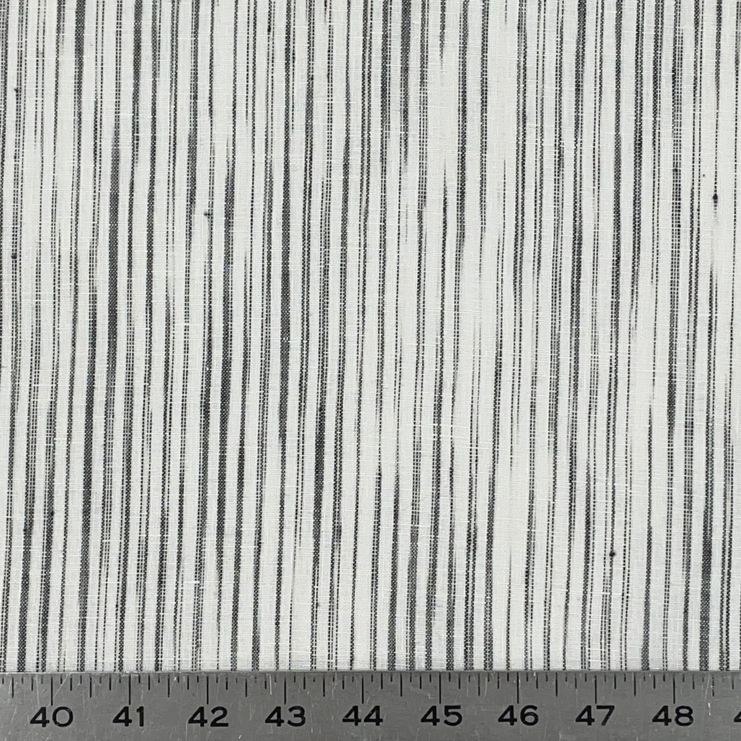 Narrow Irregular Stripe 100% Natural Linen Fabric by the Yard / 50" Wide / CL1039 - Classic & Modern Home