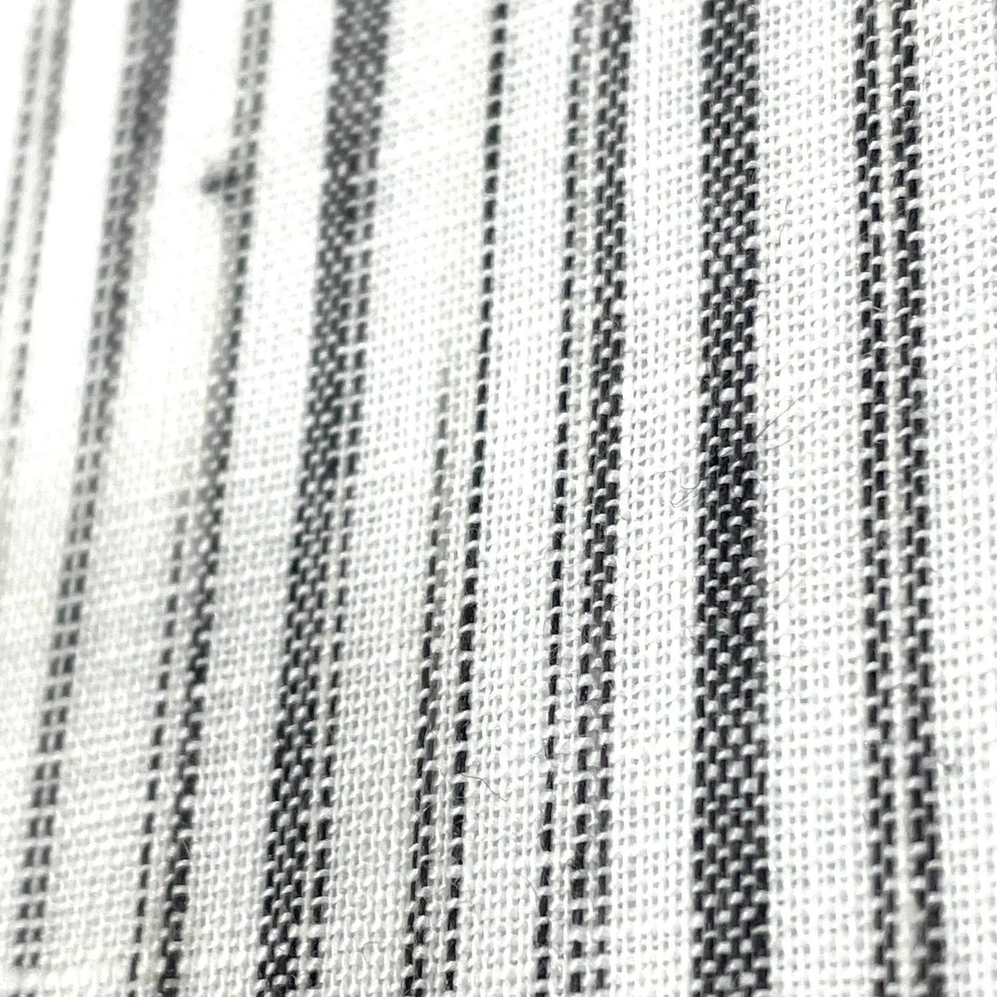 Narrow Irregular Stripe 100% Natural Linen Fabric by the Yard / 50" Wide / CL1039 - Classic & Modern Home