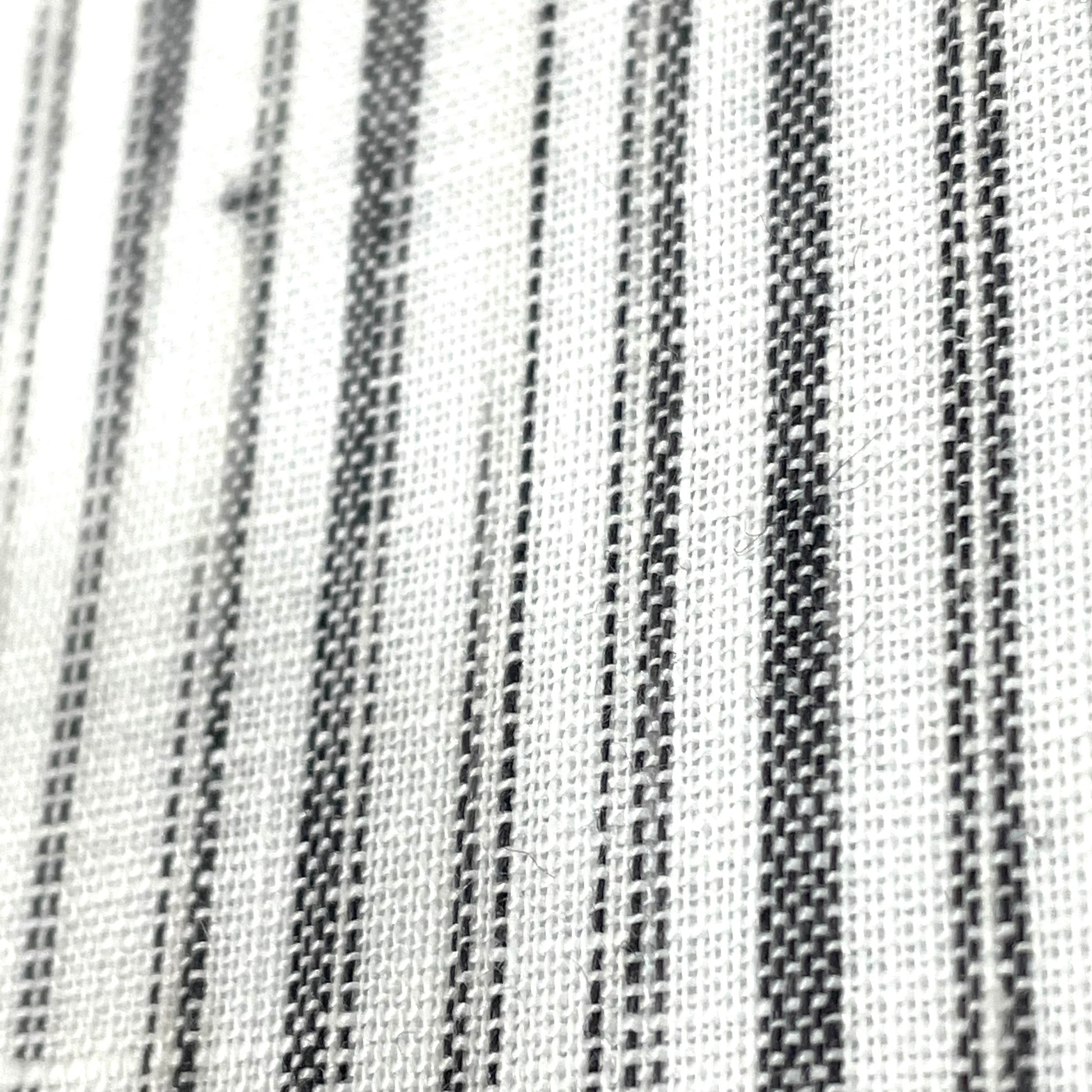 Narrow Irregular Stripe 100% Natural Linen Fabric by the Yard / 50" Wide / CL1039 - Classic & Modern Home