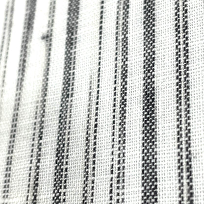 Narrow Irregular Stripe 100% Natural Linen Fabric by the Yard / 50" Wide / CL1039 - Classic & Modern Home