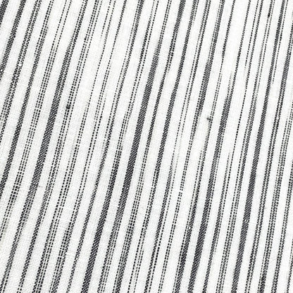 Narrow Irregular Stripe 100% Natural Linen Fabric by the Yard / 50" Wide / CL1039 - Classic & Modern Home