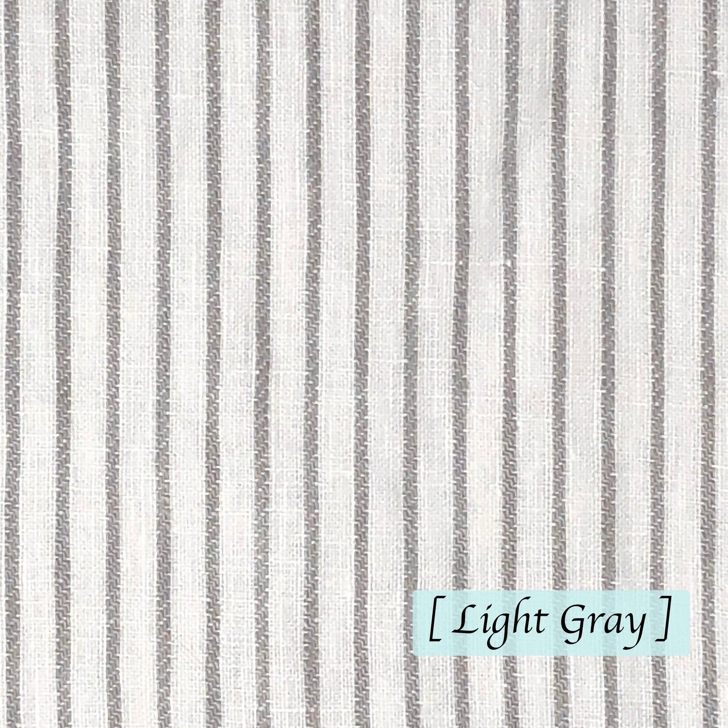 1/2" Narrow Stripe Natural Linen Fabric Custom Flat Roman Shade/CL1002 - Classic & Modern Home