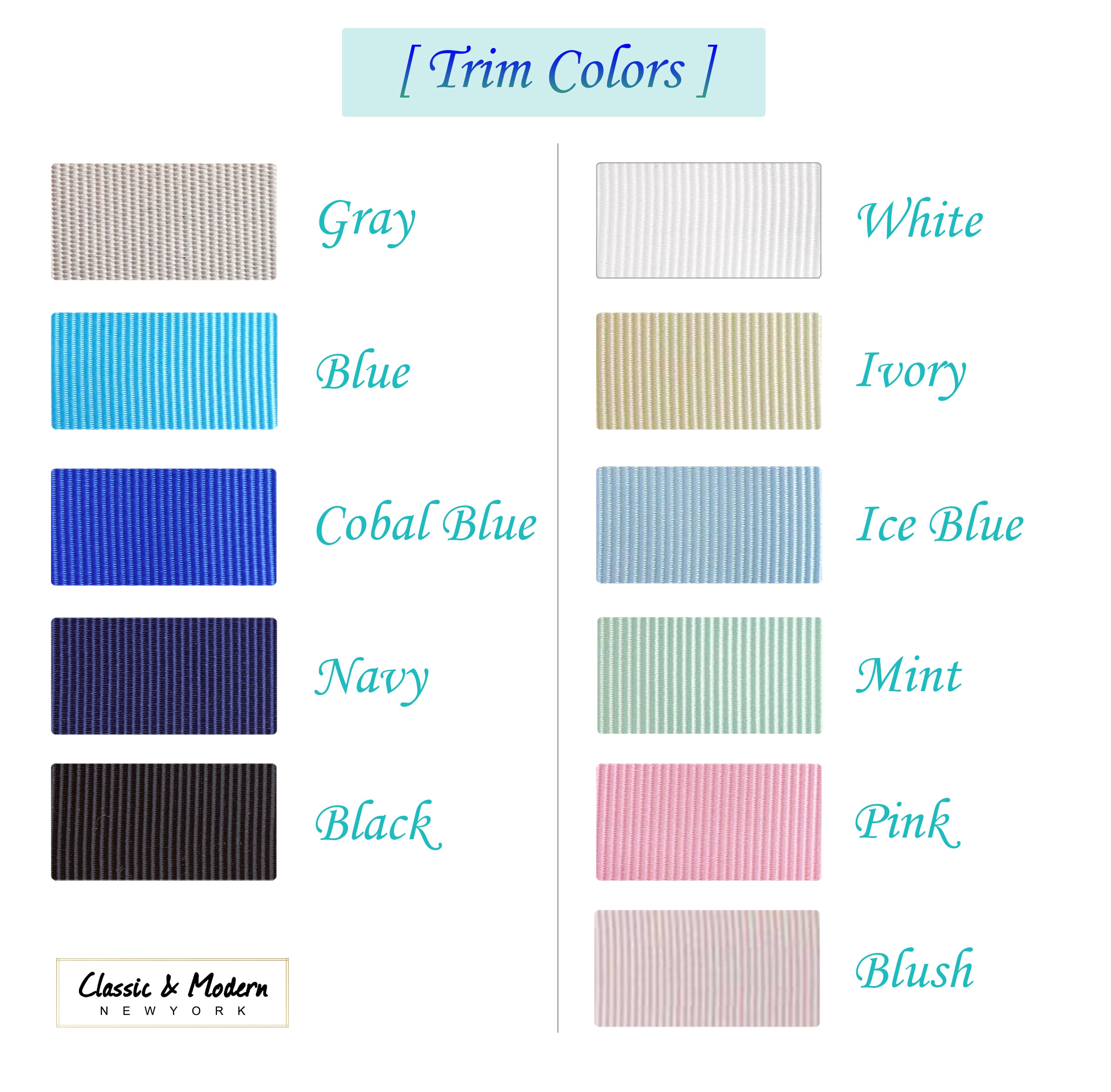Dark Gray 100% natural Linen Custom Modern Flat Roman Shade with White Decorative Trims/CL1010