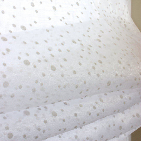 White 100% Natural Linen with Pom Pom Custom Kid's and Nursery room Flat Roman Shade.